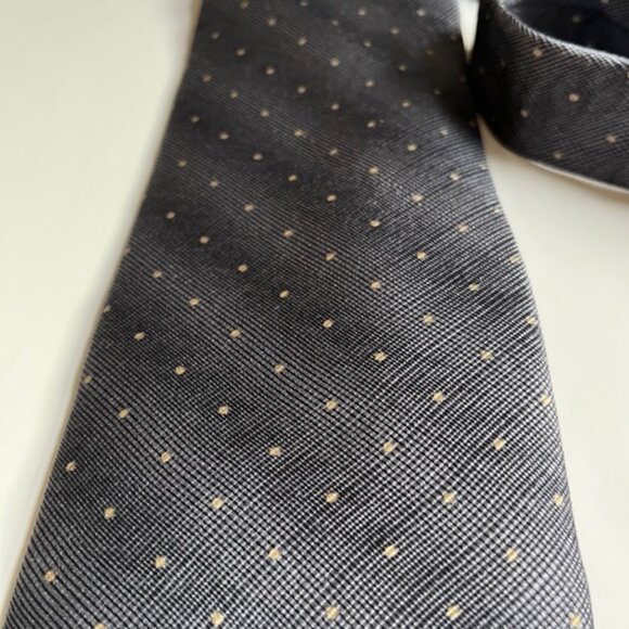 Men's Tie Silk J. G. Hook Blue / Grey - Picture 7 of 7